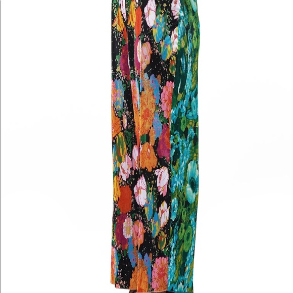 richard quinn floral plissé trousers - Picture 2 of 4